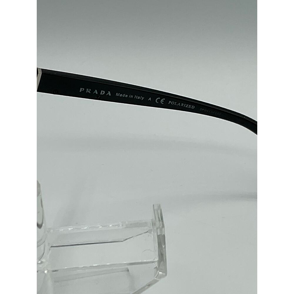 Prada Glasses, FRAMES ONLY-Black/Silver - image 7
